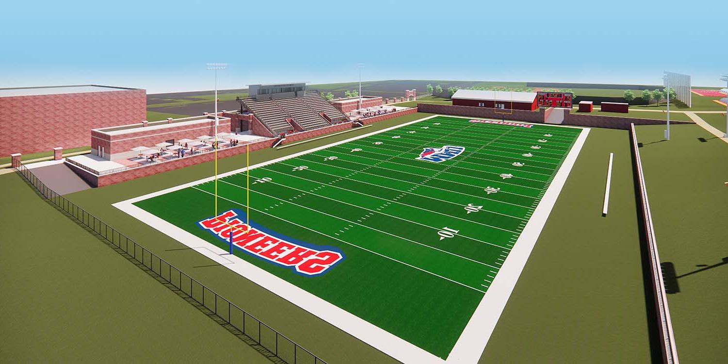 Rendering of Copeland Athletic Complex July 2023